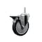 Service Caster 5 Inch Thermoplastic  Rubber Wheel Swivel 58 Inch Threaded Stem Caster with Brake SCC SCC-TS20S514-TPRB-PLB-58212 - alternate 1